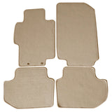 03-07 Honda Accord Floor Mats Carpet Front & Rear Beige 4PC Nylon