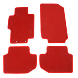 03-07 Honda Accord Car Floor Mats Liner Front & Rear - Nylon Red Carpet 4PC