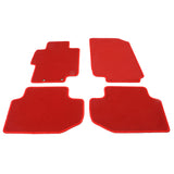 03-07 Honda Accord Car Floor Mats Liner Front & Rear - Nylon Red Carpet 4PC