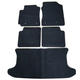 04-07 Scion XB 4Dr Floor Mats Carpet Front & Rear Nylon Black 5PC