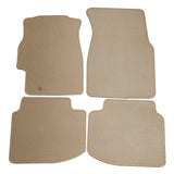 96-00 Honda Civic Floor Mats Carpet Front & Rear Beige 4PC - Nylon