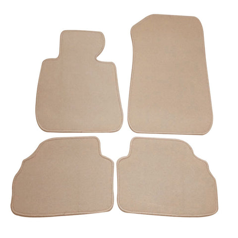 07-13 BMW E92 2Dr Floor Mats Carpet Front & Rear Beige 4PC - Nylon