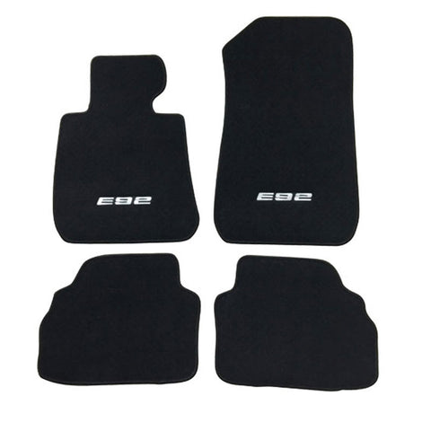 07-13 BMW E92 OE Fitment Floor Mats Carpet Front Rear with Custom Logo