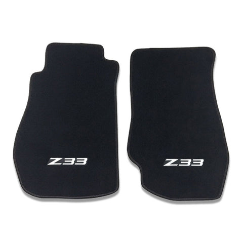 03-09 Nissan 350Z OE Fitment Floor Mats Carpet Nylon Black with Custom Logo