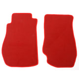 03-09 Nissan 350Z Car Auto Floor Mats Liner Front - Nylon Red Carpet 2PC