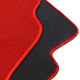 03-09 Nissan 350Z Car Auto Floor Mats Liner Front - Nylon Red Carpet 2PC