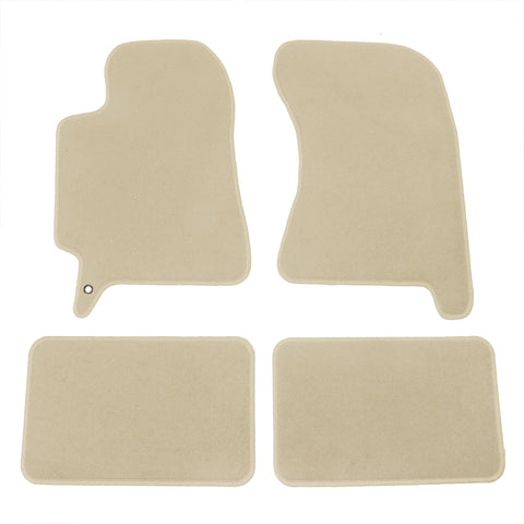 02-07 Subaru Impreza WRX STI Floor Mats Front Rear Nylon Beige Carpet 4PC