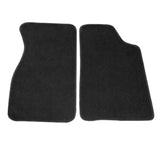 79-93 Ford Mustang 2Dr Floor Mats Carpet Front & Rear Nylon Black 4PC