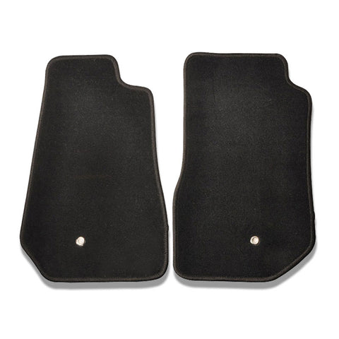 07-12 Jeep Wrangler Floor Mats Carpet Nylon Black 2PC