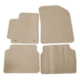 09-11 Toyota Corolla Floor Mats Carpet Front & Rear Beige 4PC Nylon