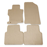 08-12 Honda Accord Floor Mats Carpet Front & Rear Beige 4PC - Nylon