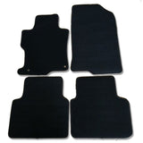 08-12 Honda Accord Floor Mats Carpet Front & Rear Nylon Black 4PC