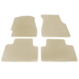 92-95 Honda Civic Car Floor Mats Liner Front Rear Nylon Beige Carpet 4PC