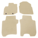 06-12 Honda Fit Car Auto Floor Mats Liner Front Rear Nylon Beige Carpet 4PC