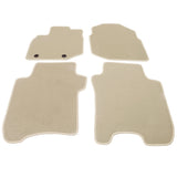 06-12 Honda Fit Car Auto Floor Mats Liner Front Rear Nylon Beige Carpet 4PC
