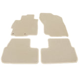 08-17 Mitsubishi Lancer Floor Mats Liner Front Rear Nylon Beige Carpet 4PC