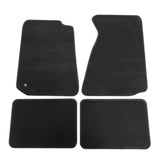 94-98 Ford Mustang 2Dr Floor Mats Carpet Front & Rear Nylon Black 4PC