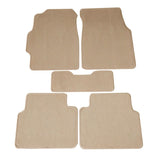 94-01 Acura Integra Floor Mats Carpet Front & Rear Beige 5PC - Nylon