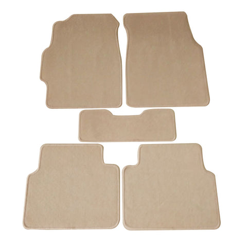 94-01 Acura Integra Floor Mats Carpet Front & Rear Beige 5PC - Nylon