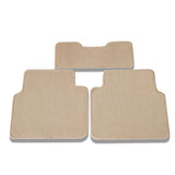 94-01 Acura Integra Floor Mats Carpet Front & Rear Beige 5PC - Nylon