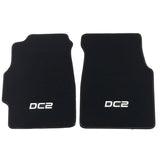 94-01 Acura Integra DC OE Fitment Floor Mats Carpet Nylon Black with Custom Logo