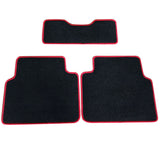 94-01 Acura Integra OE Factory Fitment Floor Mats Nylon Black W/ Gray Stripe