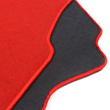 94-01 Acura Integra Car Floor Mats Liner Front Rear Nylon Red Carpet 5PC