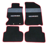 02-06 Acura RSX 2Dr OE Fitment MUGEN Floor Mat Nylon Black With Gray Stripe