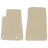 10-15 Chevrolet Camaro Car Floor Mats Liner Front Nylon Beige Carpet 2PC