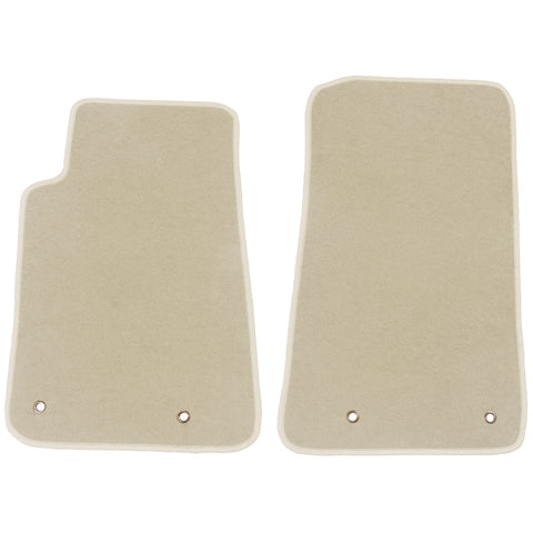 10-15 Chevrolet Camaro Car Floor Mats Liner Front Nylon Beige Carpet 2PC