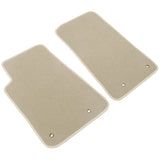 10-15 Chevrolet Camaro Car Floor Mats Liner Front Nylon Beige Carpet 2PC