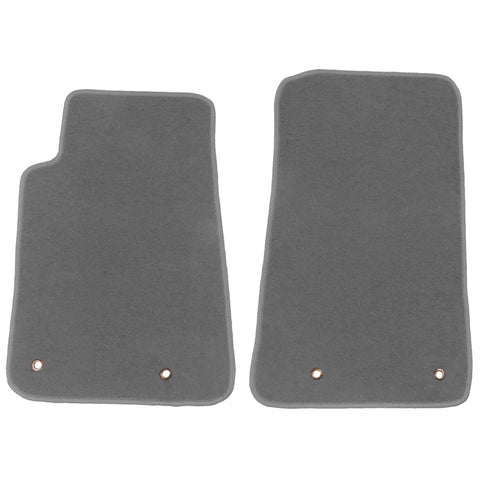 10-15 Chevrolet Camaro Car Floor Mats Liner Front Nylon Grey Carpet 2PC