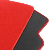 10-15 Chevrolet Camaro Car Floor Mats Liner Front Nylon Red Carpet 2PC