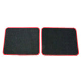 88-91 Honda CRX Civic OE Fitment Floor Mats Carpet Black With Gray Stripe