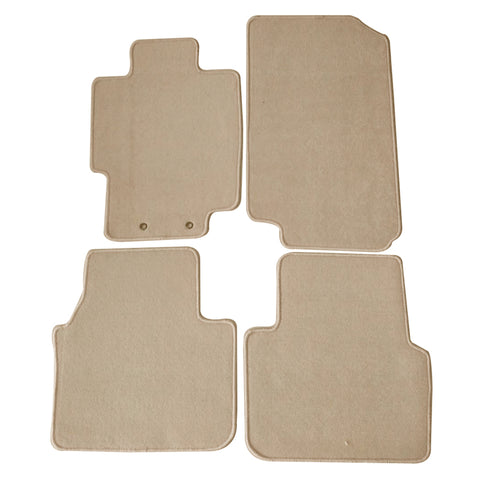 04-08 Acura TL Floor Mats Carpet Front & Rear Beige 4PC Nylon