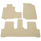 07-11 Honda CR-V CRV Car Floor Mats Liner Front Rear Nylon Beige Carpet 3PC