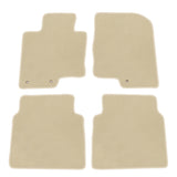 10-12 Hyundai Sonata Car Floor Mats Liner Front Rear Nylon Beige Carpet 4PC