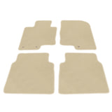 10-12 Hyundai Sonata Car Floor Mats Liner Front Rear Nylon Beige Carpet 4PC