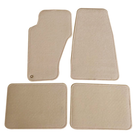 99-04 Jeep Grand Cherokee Floor Mats Carpet Front & Rear Beige 4PC - Nylon