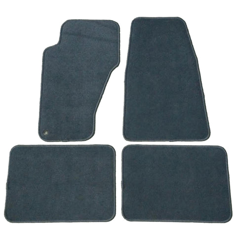 99-04 Jeep Grand Cherokee Floor Mats Carpet Front & Rear Gray 4PC Nylon