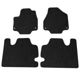 17-18 Chrysler Pacifica Floor Mats Black Carpet Front Rear