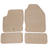 00-07 Ford Focus Floor Mats Carpet Front & Rear Beige 4PC Nylon