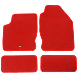 00-07 Ford Focus Car Auto Floor Mats Liner Front Rear Nylon Red Carpets 4PC