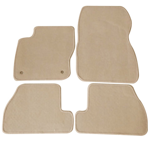 11-15 Ford Focus Floor Mats Carpet Set Front & Rear Beige 4PC - Nylon