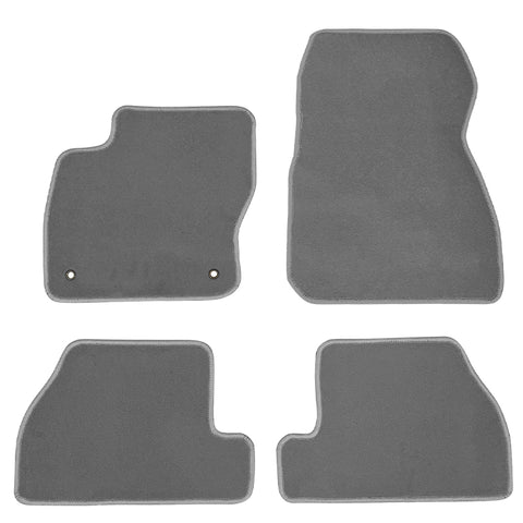 11-15 Ford Focus Floor Mats Carpet Front & Rear Gray 4PC - Nylon