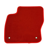 11-15 Ford Focus Car Auto Floor Mats Liner Front Rear Nylon Red Carpets 4PC