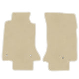 05-13 Chevy Corvette C6 Car Floor Mats Liner Front Nylon Beige Carpets 2PC