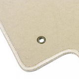 05-13 Chevy Corvette C6 Car Floor Mats Liner Front Nylon Beige Carpets 2PC