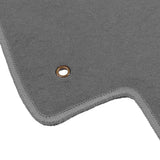 05-13 Chevy Corvette C6 Car Floor Mats Liner Front Nylon Grey Carpets 2PC