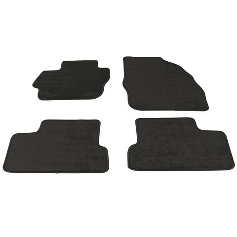 10-13 Mazda 3 Floor Mats Carpet Front & Rear Gray 4PC - Nylon